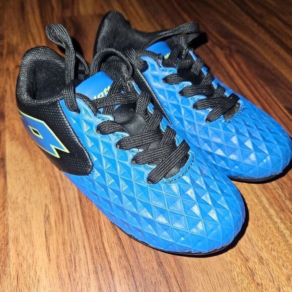 Lotto Blue, Black, and Yellow Soccer Cleats Toddler Size 10 - Picture 1 of 6